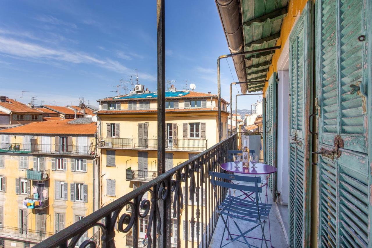 Ross 5- F2, Lumineux, Balcon, Loft, Clim, Vieux-Ніцца Екстер'єр фото