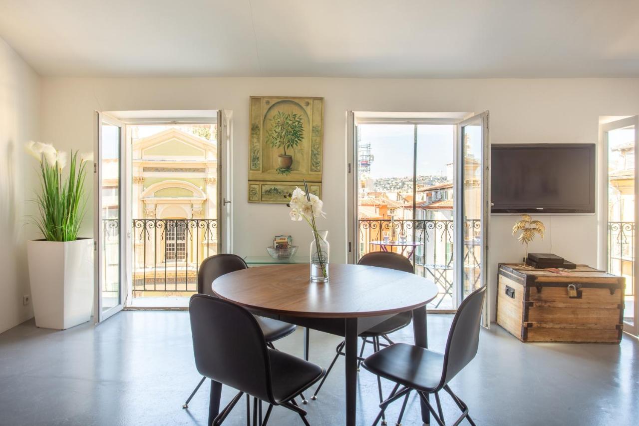 Ross 5- F2, Lumineux, Balcon, Loft, Clim, Vieux-Ніцца Екстер'єр фото