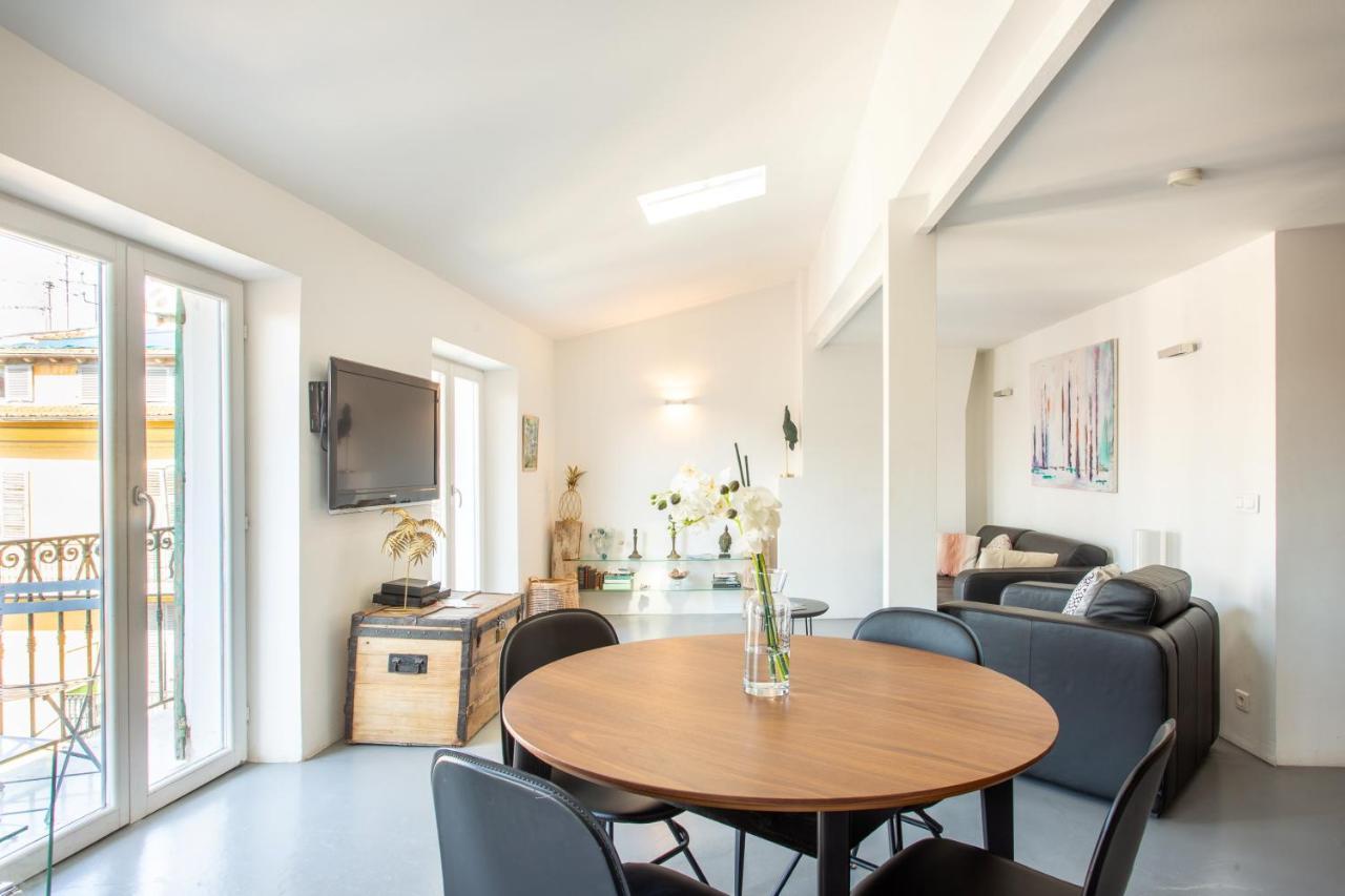 Ross 5- F2, Lumineux, Balcon, Loft, Clim, Vieux-Ніцца Екстер'єр фото
