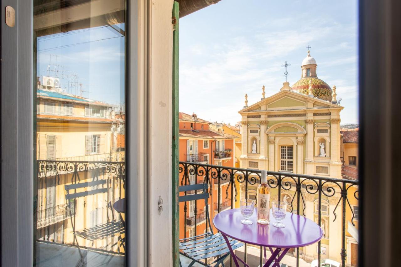 Ross 5- F2, Lumineux, Balcon, Loft, Clim, Vieux-Ніцца Екстер'єр фото