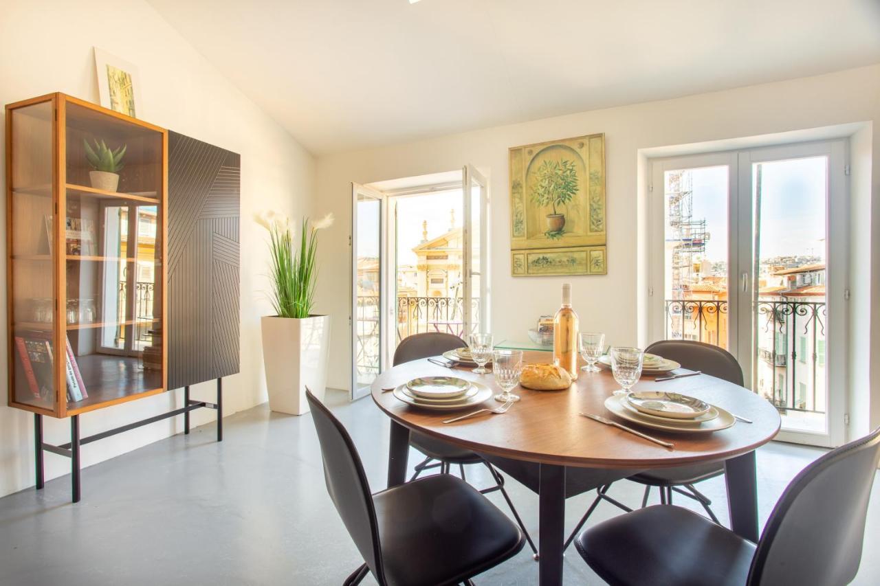 Ross 5- F2, Lumineux, Balcon, Loft, Clim, Vieux-Ніцца Екстер'єр фото