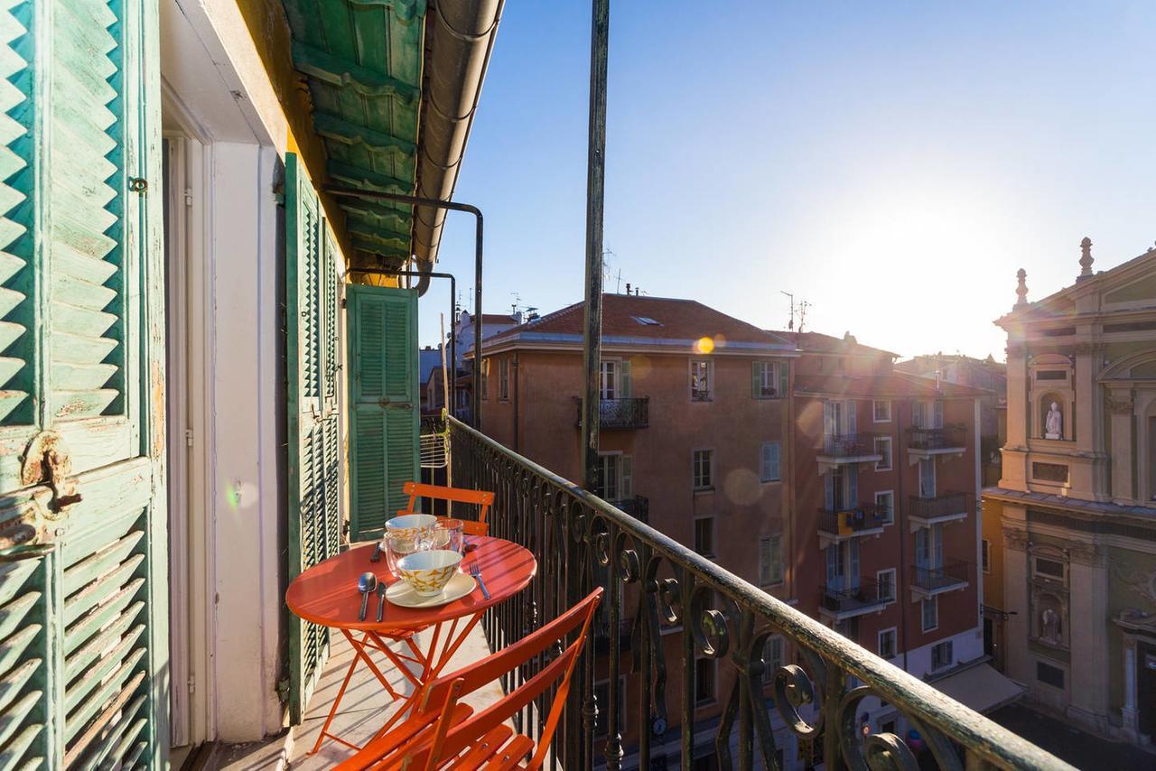 Ross 5- F2, Lumineux, Balcon, Loft, Clim, Vieux-Ніцца Екстер'єр фото